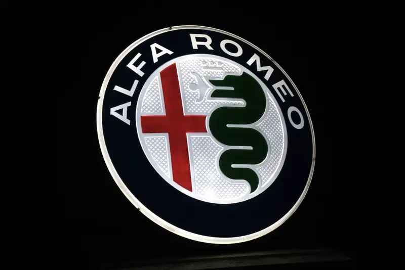 Alfa Romeo Large Illuminted Dealership Sign-For Sale