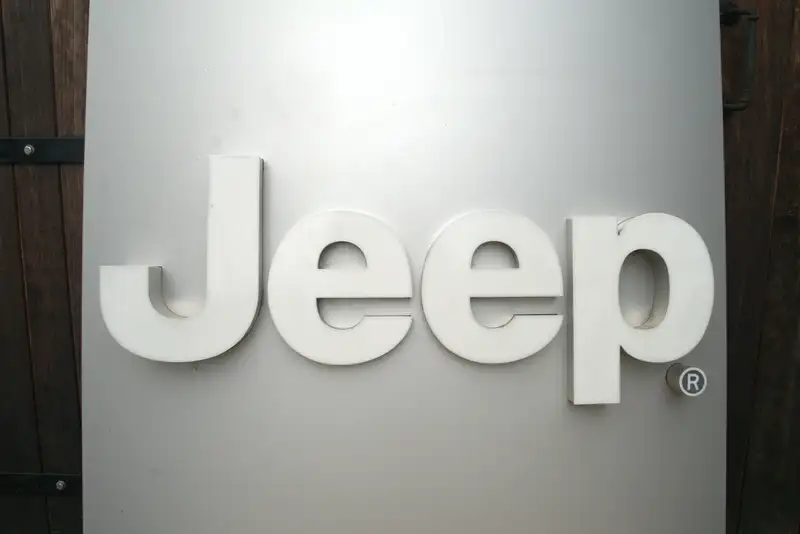 Large Jeep Service and Original Parts Main Dealership Sign -For Sale