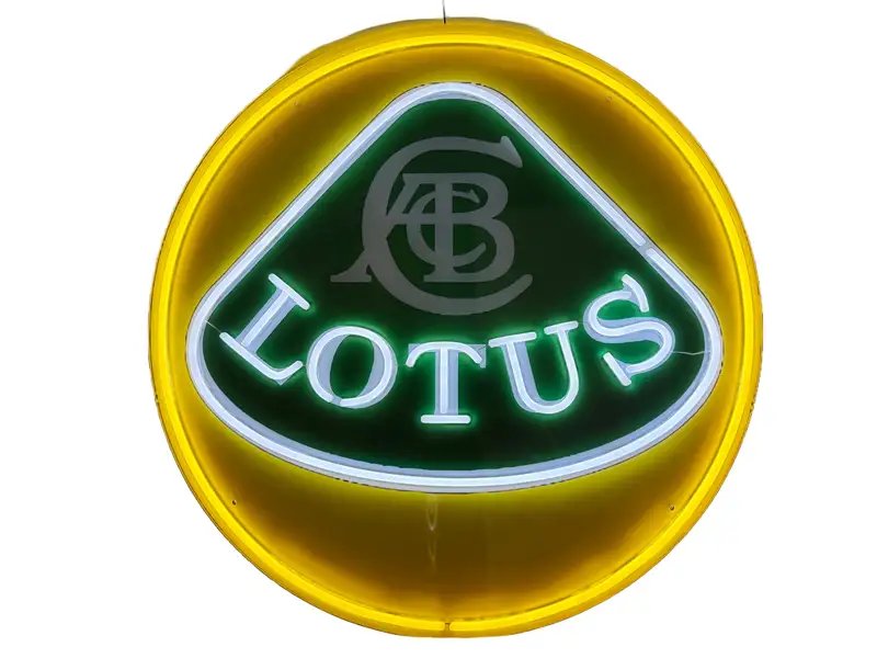 'Lotus' Neon Style Illuminated Sign -For Sale