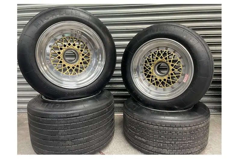A Set of Four BBS Centrelock Split Rim Alloy Wheels for a Po-For Sale