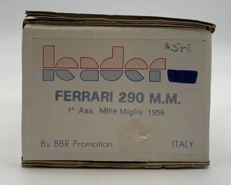1:43 Scale 1956 Mille Miglia Ferrari 290 M.M. #548 by BBR Pr-For Sale