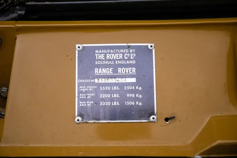 1971 Range Rover Classic Suffix A-For Sale