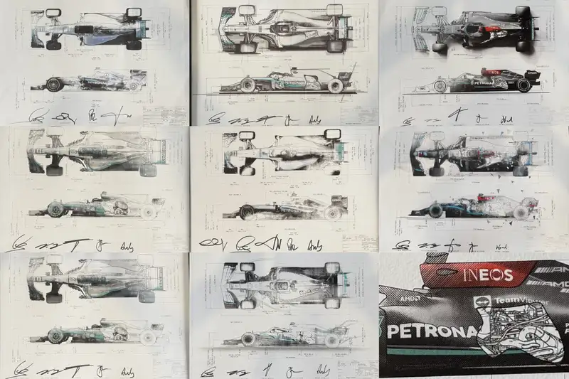 An Unrepeatable Collection of Mercedes-AMG Formula 1 Memento-For Sale