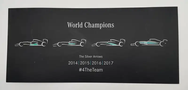 Eclectic Mix of Mercedes AMG Petronas Memerabila From a Seni-Sold