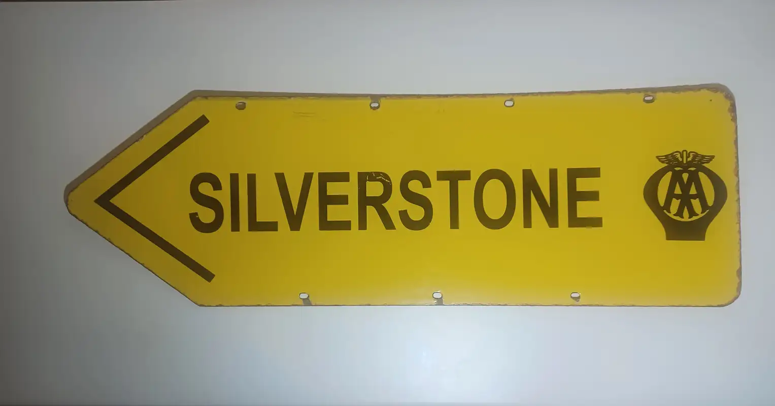 Double Sided Silverstone AA Sign-For Sale