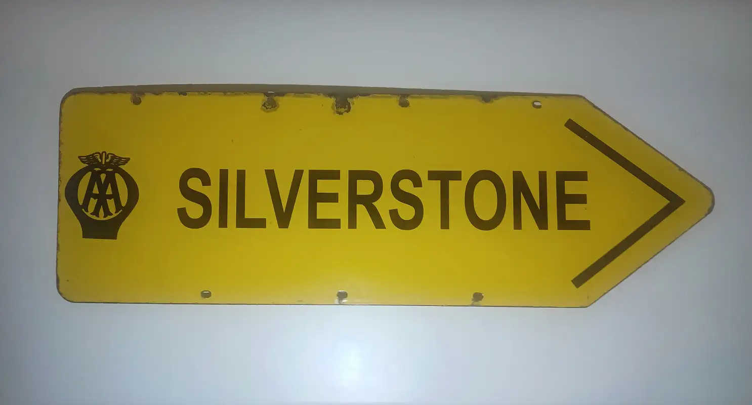 Double Sided Silverstone AA Sign-For Sale