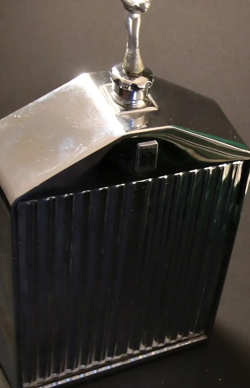 A Ruddspeed Rolls-Royce Decanter with Mascot-Sold