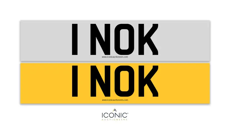 UK Registration Number 1 NOK-For Sale