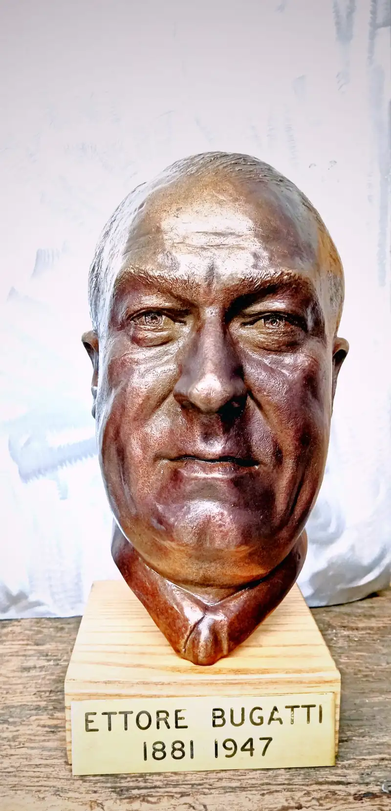 A Lifesize Bronze of Ettore Bugatti-For Sale