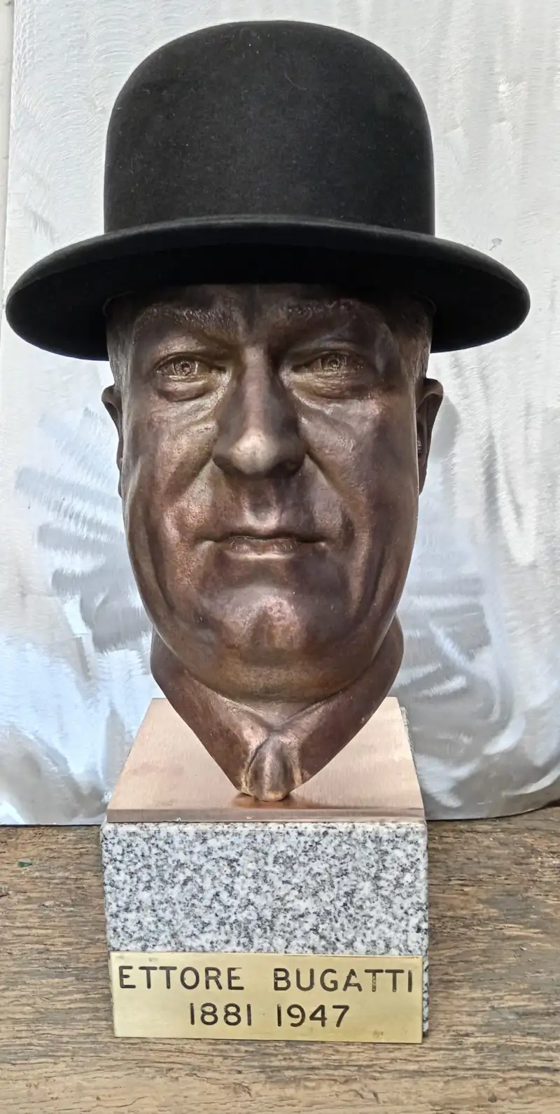 A Lifesize Bronze of Ettore Bugatti-For Sale