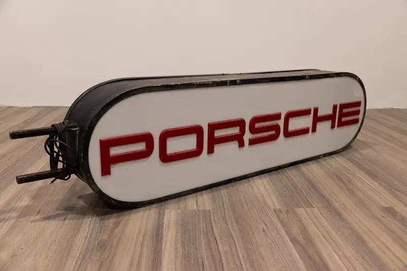 1960’s Original Porsche Illuminated Double Sided Dealership -Sold