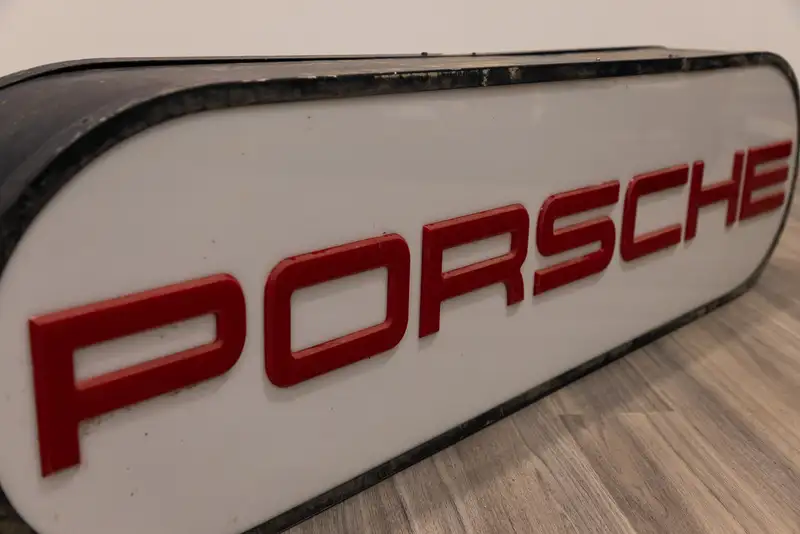 1960’s Original Porsche Illuminated Double Sided Dealership -Sold