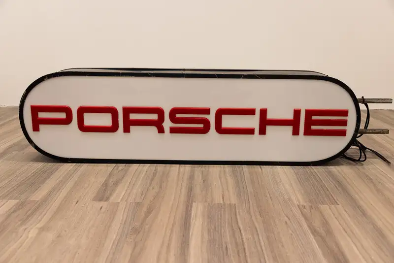 1960’s Original Porsche Illuminated Double Sided Dealership -Sold