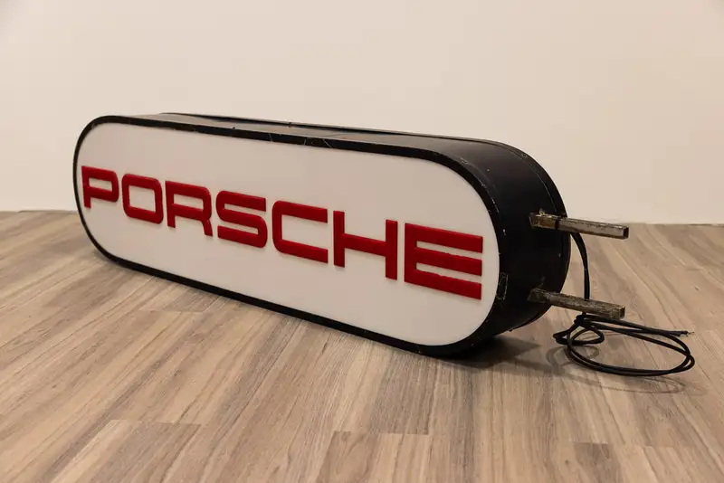 1960’s Original Porsche Illuminated Double Sided Dealership -Sold