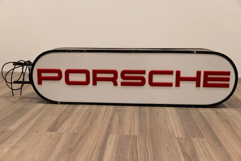 1960’s Original Porsche Illuminated Double Sided Dealership -Sold