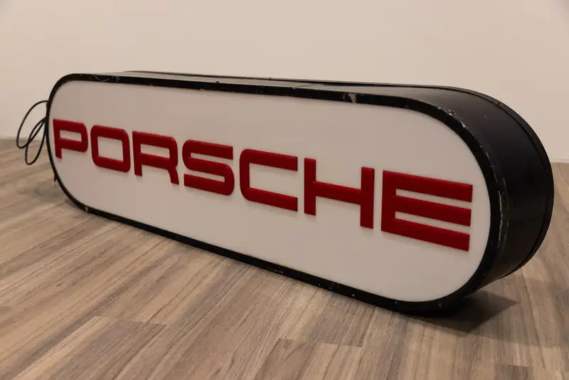 1960’s Original Porsche Illuminated Double Sided Dealership -Sold