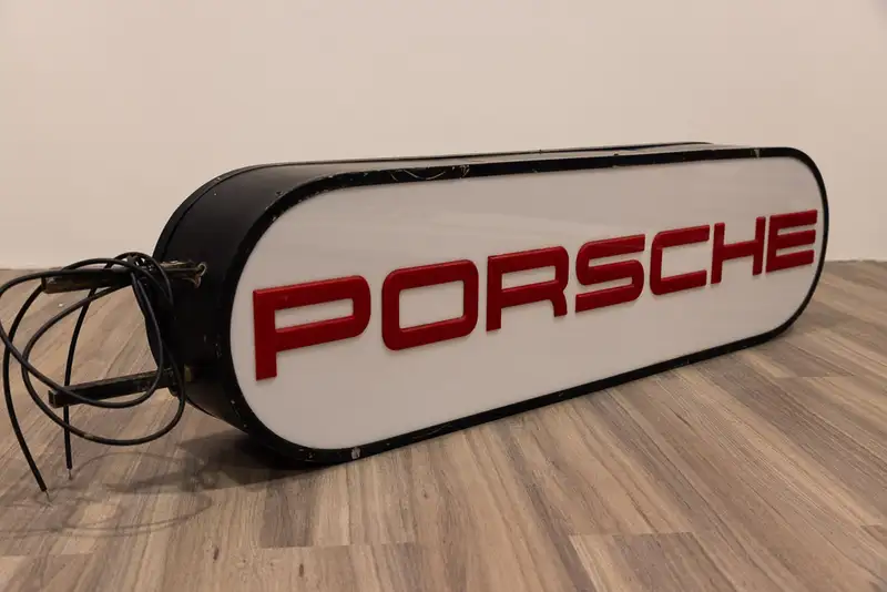 1960’s Original Porsche Illuminated Double Sided Dealership -Sold