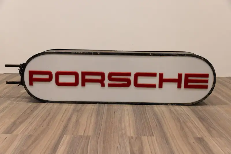 1960’s Original Porsche Illuminated Double Sided Dealership -Sold