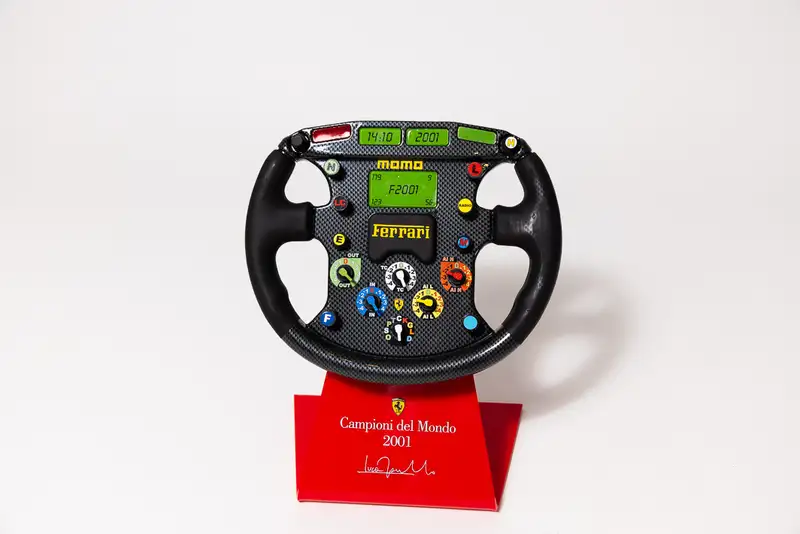 2001 Ferrari Formula 1 Carbon Fibre Steering Wheel 1:1 Scale-For Sale