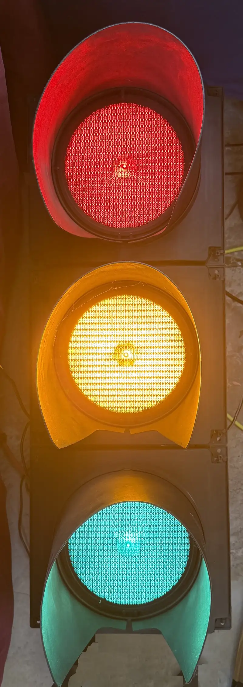 Full Sized Remote Control-Operated Traffic Lights-Sold