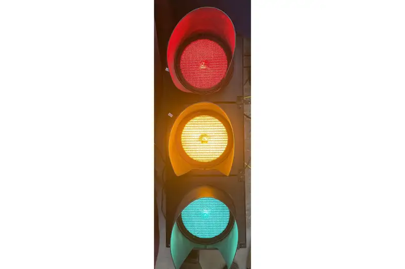 Full Sized Remote Control-Operated Traffic Lights-Sold