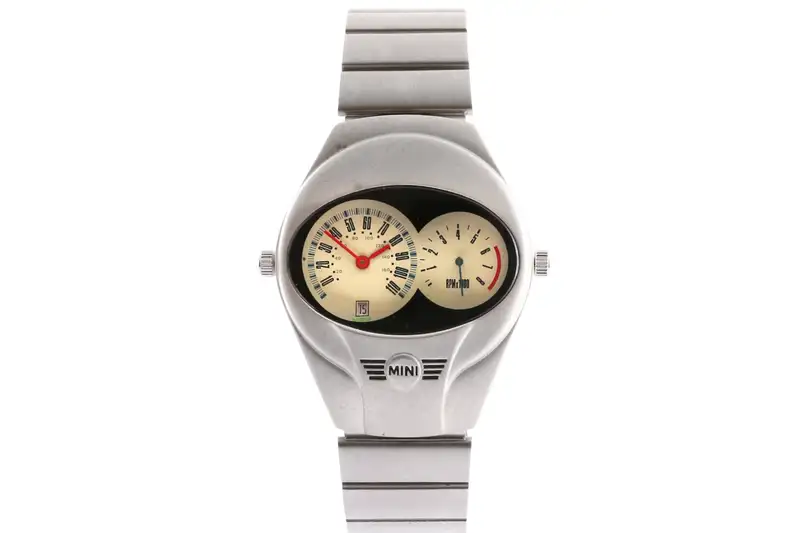 Mini Watch Twin Dial Styled on Speedometer and Rev Counter -For Sale