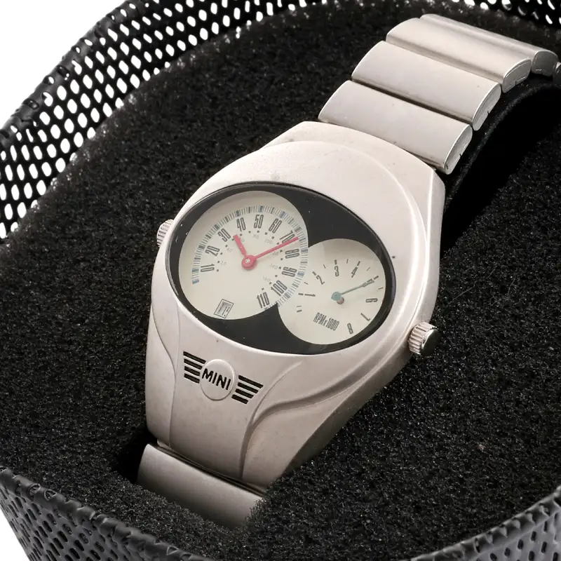Mini Watch Twin Dial Styled on Speedometer and Rev Counter -For Sale