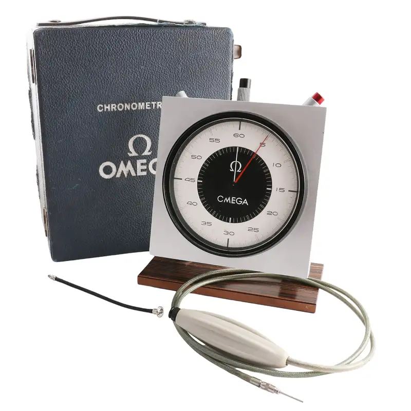 Omega Olympic Timer Complete with Pusher and Original Box-For Sale