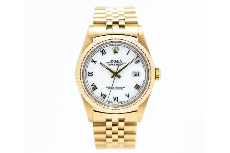 1991 Rolex Datejust 18ct 16248 Yellow Gold on Jubilee Bracel-Sold