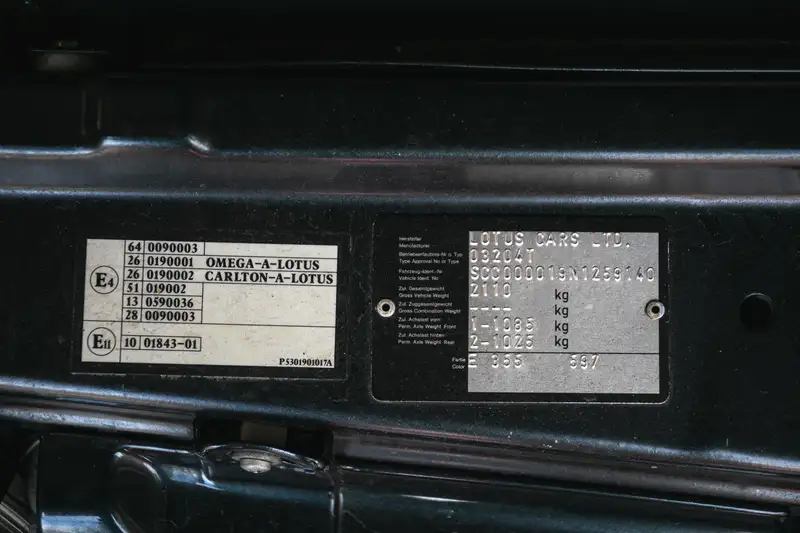 1993 Vauxhall Lotus Carlton -For Sale
