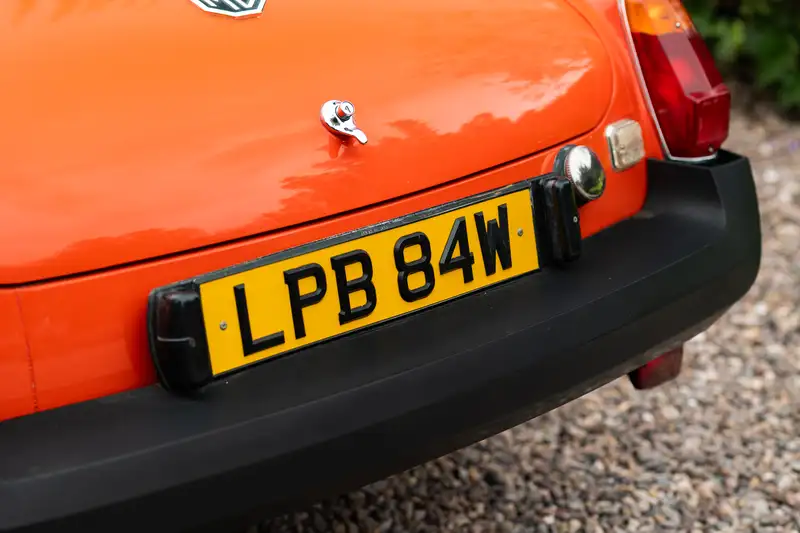 1980 MG B Roadster - 21,707 Miles-For Sale