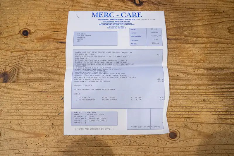 1985 Mercedes 280SL (R107)-For Sale