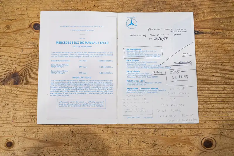 1985 Mercedes 280SL (R107)-For Sale