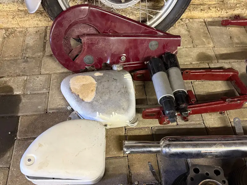 1957 Ariel NH 350 Red Hunter 346cc-For Sale