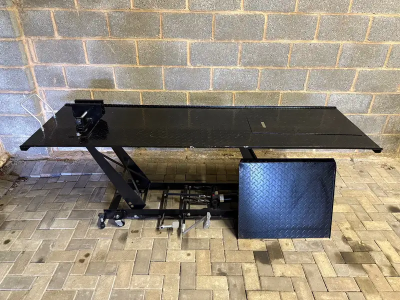 FoxHunter 1,000lb Workshop Motorcycle Hydraulic Lift/Table-For Sale
