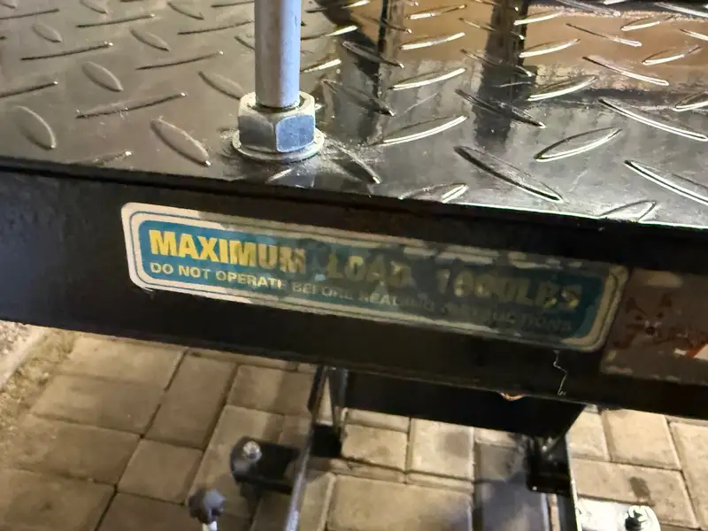 FoxHunter 1,000lb Workshop Motorcycle Hydraulic Lift/Table-For Sale