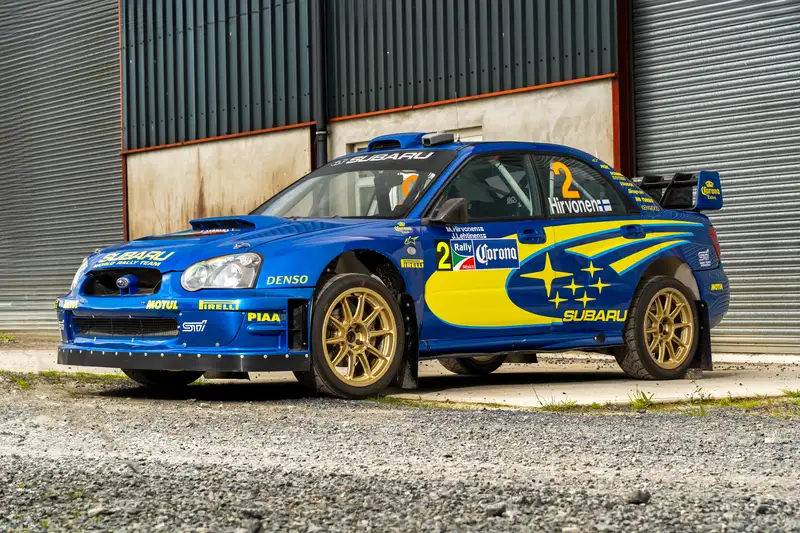 Iconic Auctioneers | 2004 Subaru Impreza S10 WRC Ex-Mikko Hirvonen