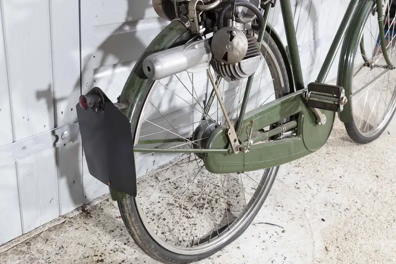 c1950 Raleigh Gent's Bicycle with Power Pak Cyclemotor 49cc-For Sale