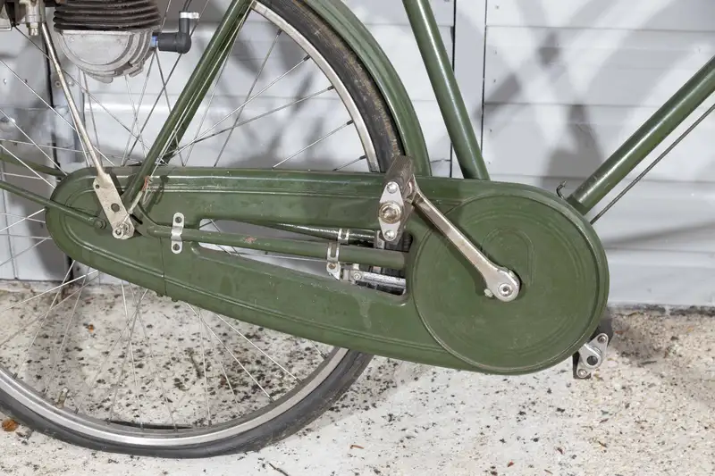 c1950 Raleigh Gent's Bicycle with Power Pak Cyclemotor 49cc-For Sale