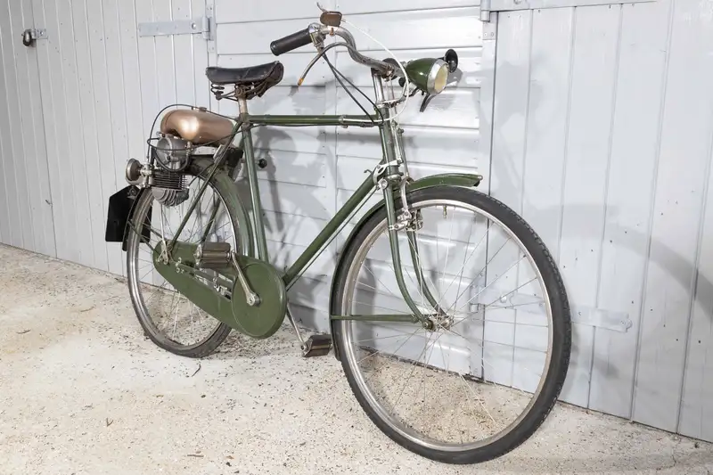 c1950 Raleigh Gent's Bicycle with Power Pak Cyclemotor 49cc-For Sale