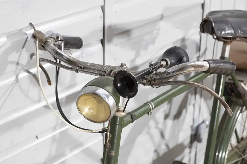 c1950 Raleigh Gent's Bicycle with Power Pak Cyclemotor 49cc-For Sale