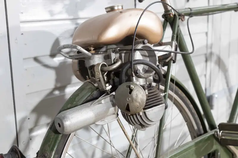 c1950 Raleigh Gent's Bicycle with Power Pak Cyclemotor 49cc-For Sale