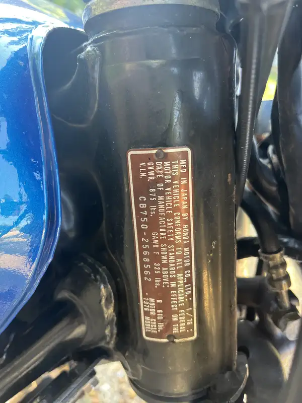 1976 Honda CB750 K6 736cc-For Sale