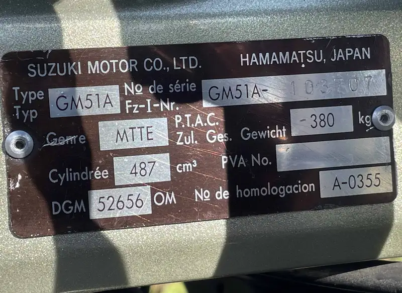 1989 Suzuki GS500E 487cc-For Sale