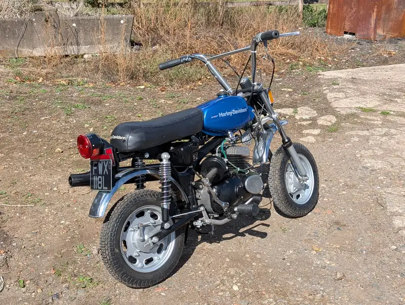 Iconic Auctioneers | 1973 Harley Davidson X90 243 miles 90cc-Sold
