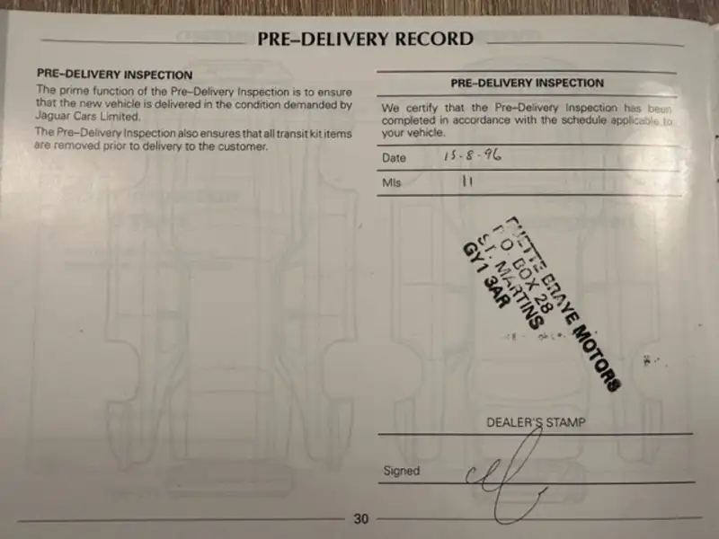 1996 Jaguar XJ6 3.2 Executive - 17,711 Miles-Sold