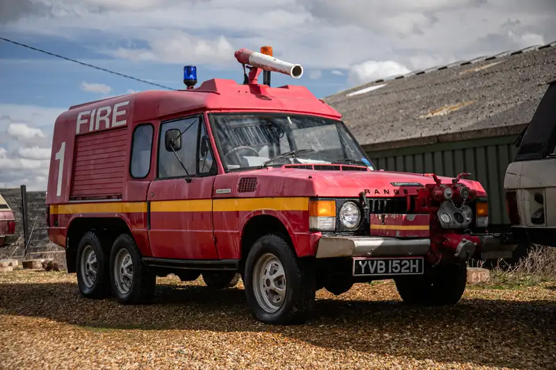 1966 Range Rover Carmichael 6-Wheel Fire Tender-Sold