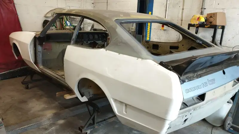 1986 Ford Capri Laser Bodyshell plus X-pack kit-Sold