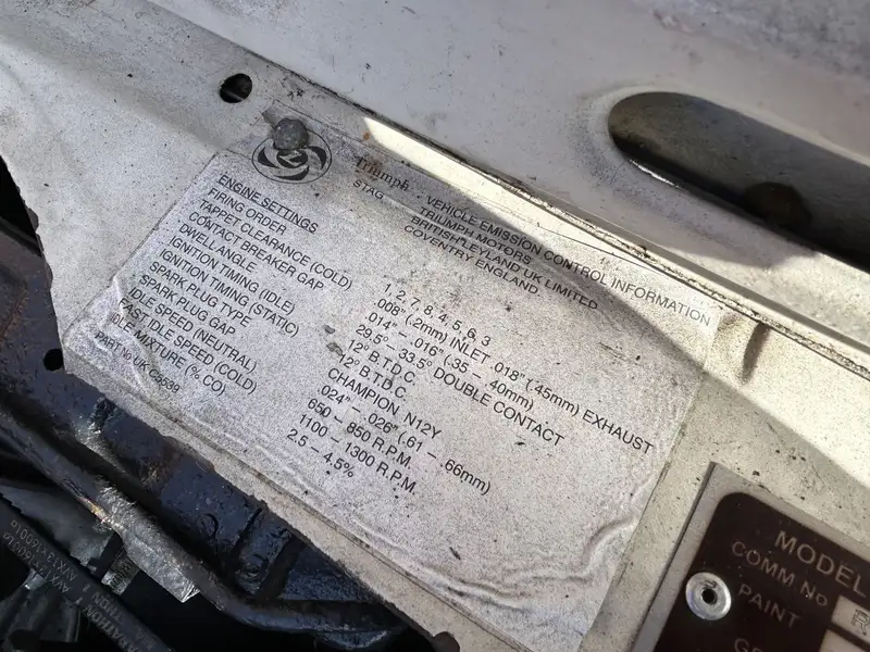 1972 Triumph Stag-Sold