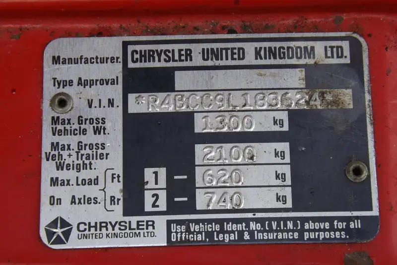 1979 Talbot Avenger LS 1600 Special Saloon-Sold